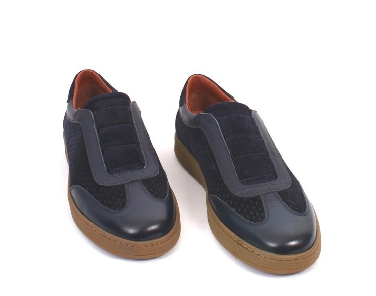 Roberto Serpentini 57130b Black Leather Streetch Sneakers Shoes Roberto Serpentini 57130b Black Leather Streetch Sneakers  main image 3