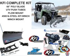 Kfi Polaris 17-22 Mid Size Ranger 500 Complete Plow Kit 66 Poly Blade 4500 Kfi Polaris 17-22 Mid Size Ranger 500 Complete Plow Kit 66 Poly Blade 4500