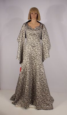 B Michael America "Red Collection" Size 4 Black Gold Jacquard Gown Dress  NEW | eBay