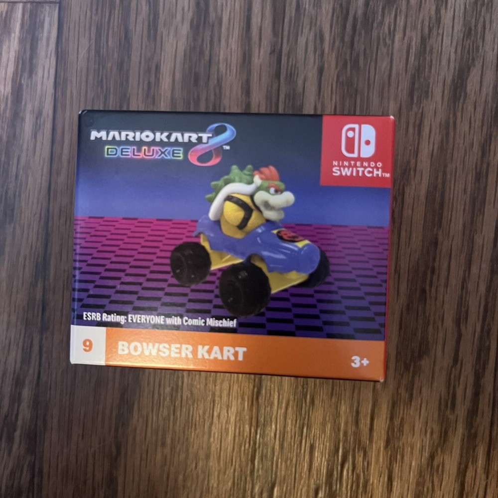 McDonalds Happy Meal 2024 Mario Kart Bowser Kart Toy #9 New