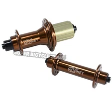 Circus Monkey HRW Road Hubs, 32 Hole,1 Pair, Brown