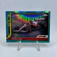 2025 Topps Chrome Formula 1 F1 Lewis Hamilton Aqua /199 #76