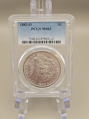 1883-O Morgan Silver Dollar $1 - PCGS MS63