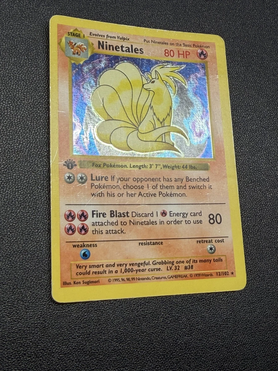 Pokémon TCG Rare Shadowless Individual Collectible Card Game Cards