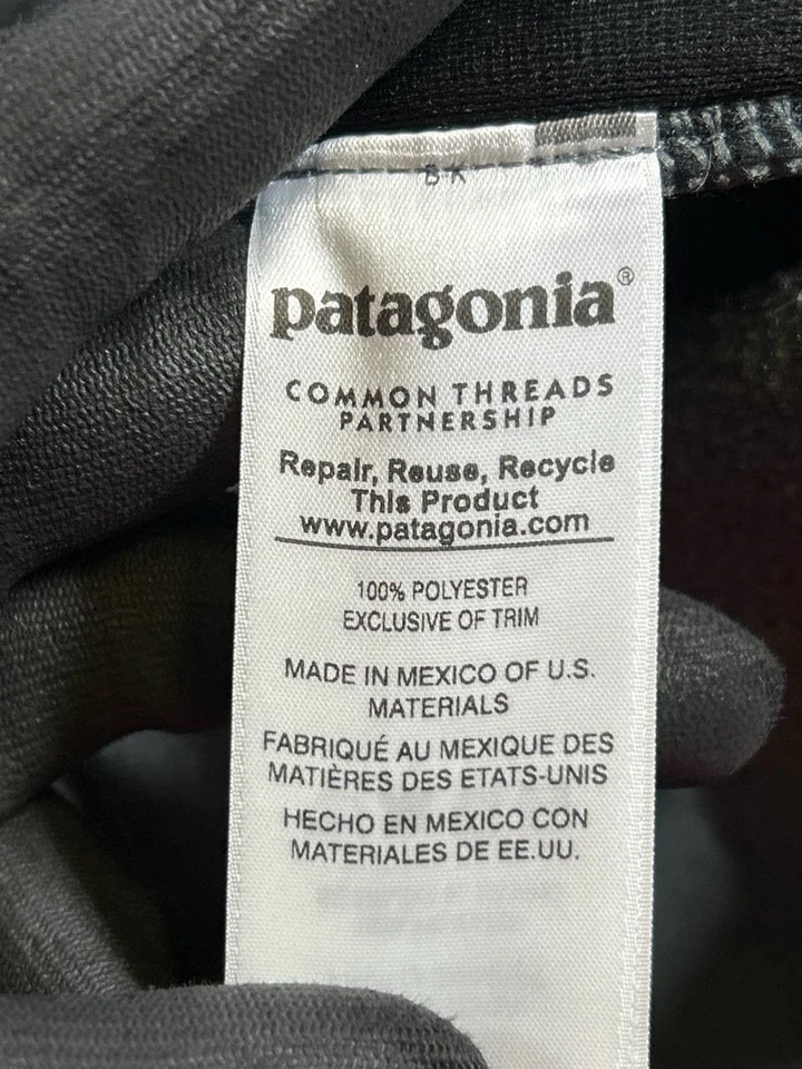Женский жилет Patagonia Snap-T средний серый синий на молнии из флиса - Изображение 4 из 4