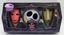 RARE Disney's Nightmare Before Christmas Set of 3 Masks Lock Shock Barrel NIB