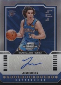 その他 Josh Giddey RC silver ink auto その他 Josh Giddey RC silver ink auto RC /20 JOSH GIDDEY