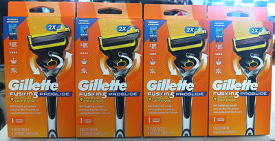 Lot (4) Gillette Fusion5 Value Pack Razor Handle Blade Refills