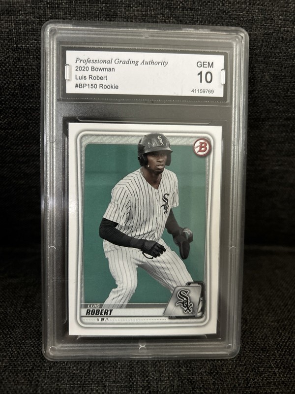 2020 Bowman Luis Robert #BP150 RC PGA 10 Gem Mint White Sox ROOKIE