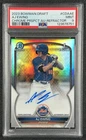 AJ EWING PSA 9 2023 BOWMAN CHROME DRAFT REFRACTOR AUTO 1ST PROSPECT 239/499