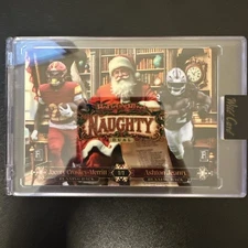 2025 Wild Card Holiday Hits! Naughty 1/1 Jacory Croskey-Merritt Ashton Jeanty