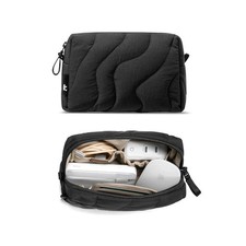 tomtoc Electronics Organizer Travel Case Soft Puffy