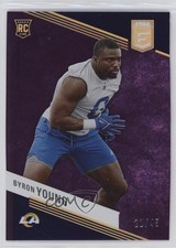 2023 Panini Donruss Elite Rookies Purple 21/49 Byron Young #111 z5b