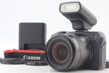 MINT w/ 90EX Flash Canon EOS M Digital Camera EF-M 18-55mm Lens From JAPAN