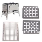Barbecue Portable Hibachi Sho's B-6 Kun - Lot De 3 Pièces - Compact