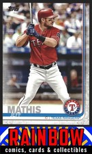 2019 Topps #681 Jeff Mathis Texas Rangers