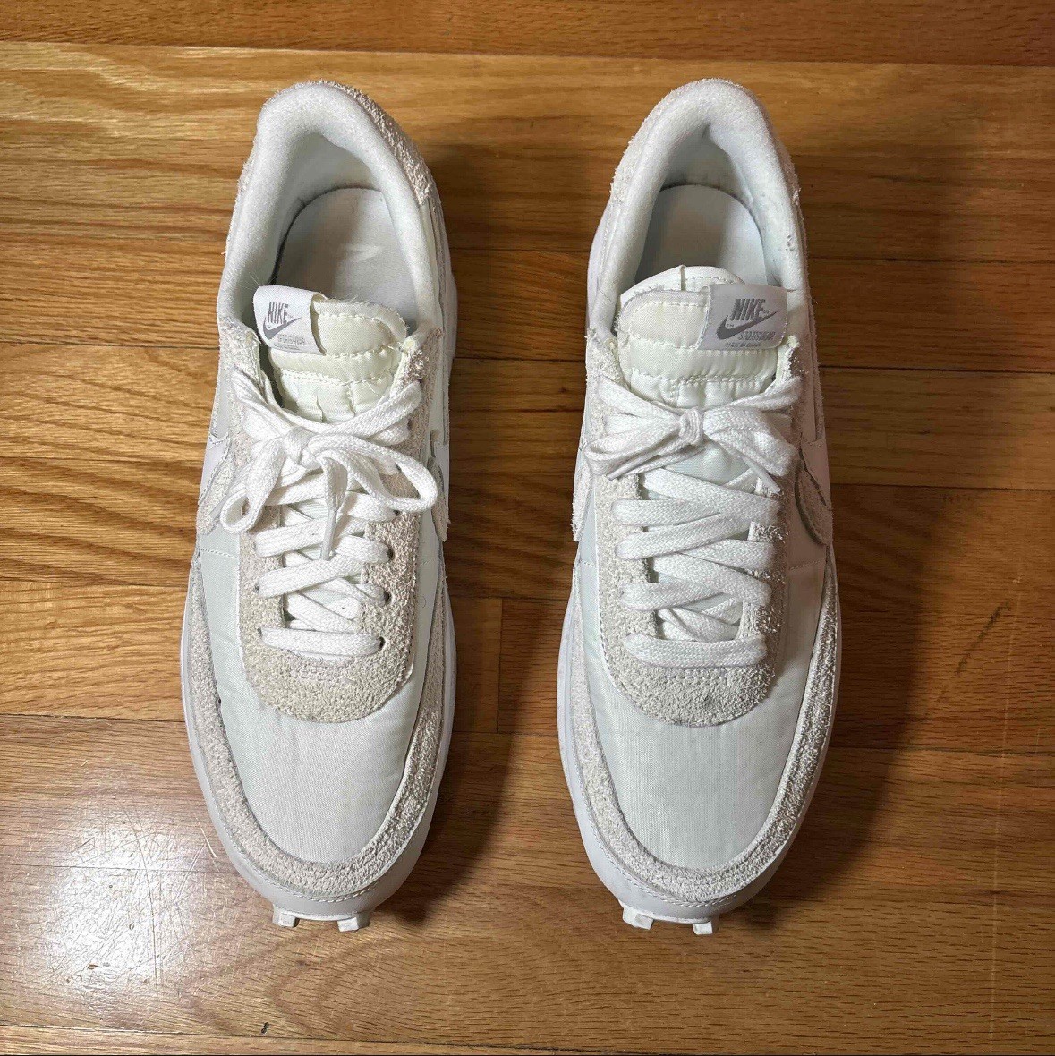 SACAI X NIKE Sneakers Nike Sacai x LDWaffle in nylon bianco taglia 11 5