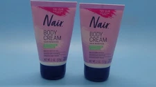 New Nair Hair Remover Body Cream Soothing Aloe & Waterlilly 2 Oz