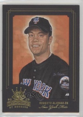 2003 Donruss Diamond Kings Gold Foil 44/100 Roberto Alomar #122 HOF d4y