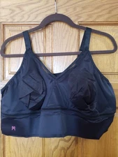 NEW Ruby Ribbon  Demiette Bra Black Style 1760 Size 48 NWOT