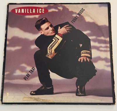 Vanilla Ice Play That Funky Music 12'' Single SBK BBE VG+ VG Hip Hop