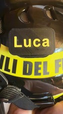 Coppia nomi personalizzati per Casco - Elmo Vigil Del fuoco attacco torcia VVF