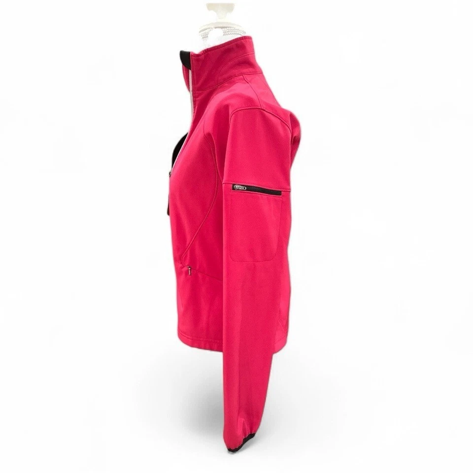 Chaqueta deportiva para mujer Ativa rosa audaz XS. Foto 2 de 4