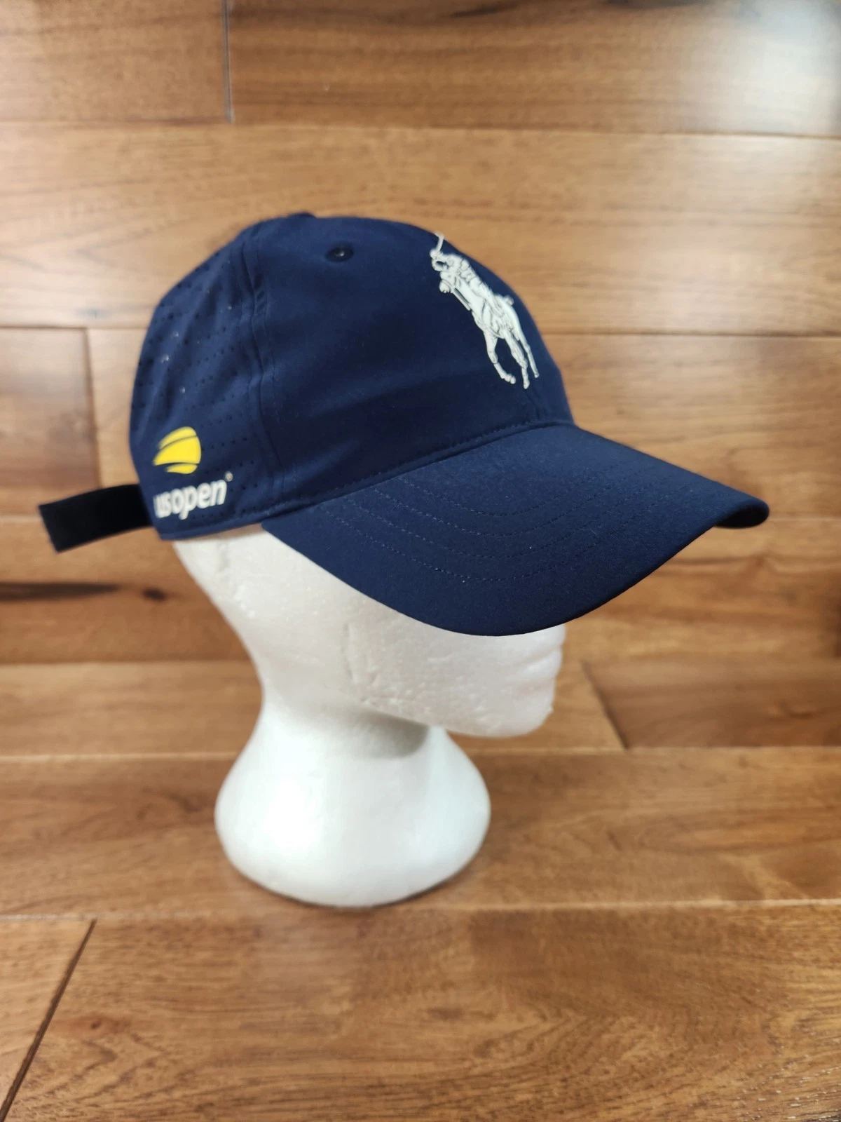 Polo Ralph Lauren US OPEN Tennis Hat Big Pony Adjustable Navy Blue