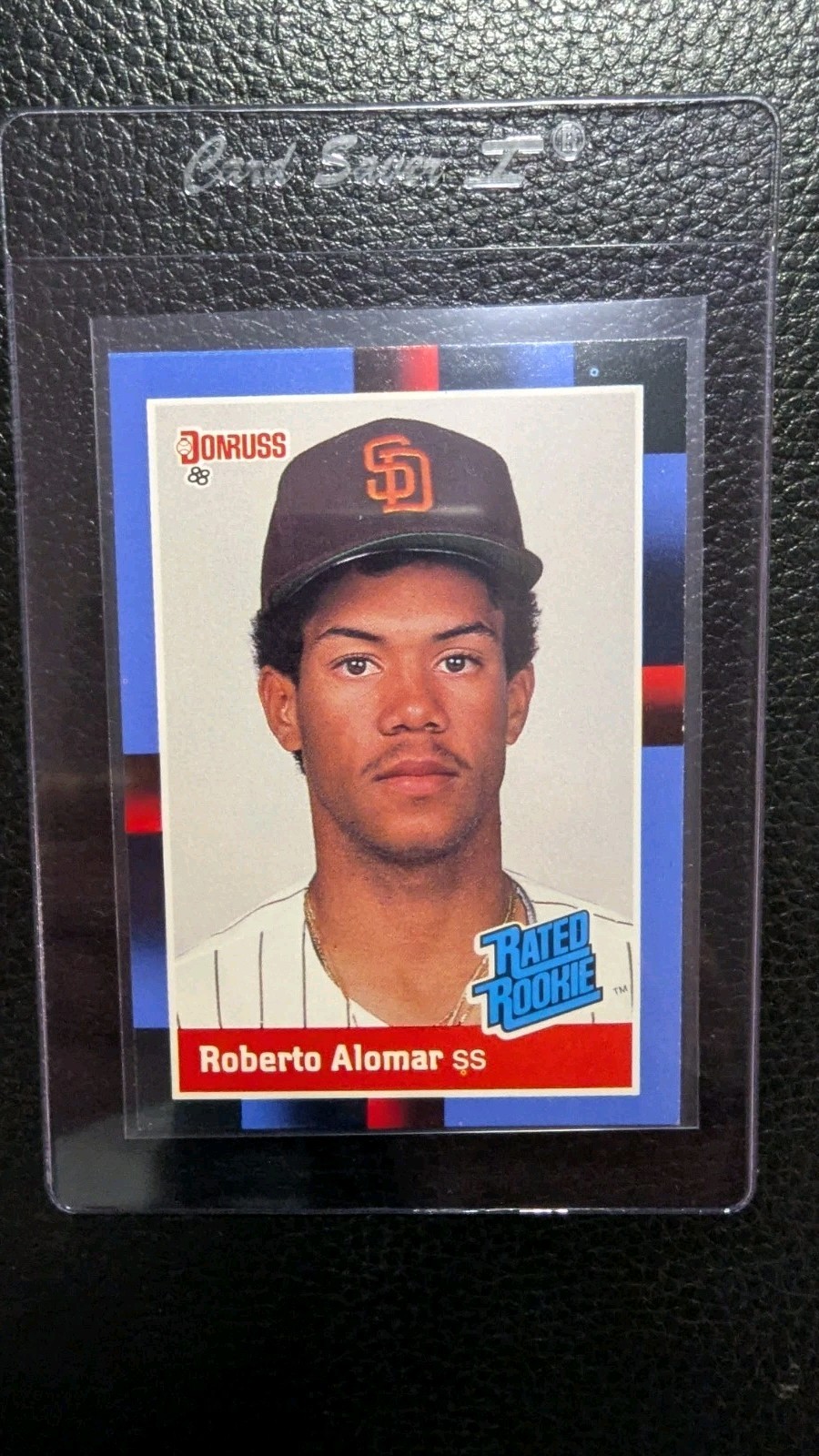 1988 DONRUSS #34 ROBERTO ALOMAR ROOKIE CARD RC SAN DIEGO PADRES HOF