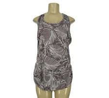 CALIA by Carrie Underwood Large Women Tank Top Flow Racerback Floral Print N24v