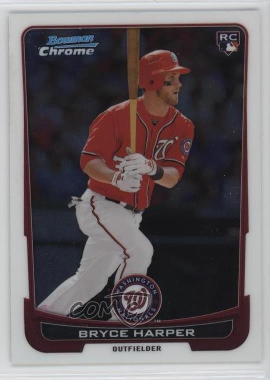 2012 Bowman Draft Chrome Bryce Harper #10 Rookie RC