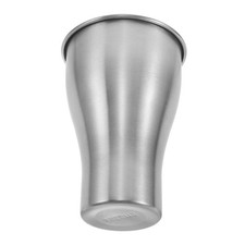 Reusable Stainless Steel Bathroom Cup Silver Travel Mug Toothbrush Rinse Cup