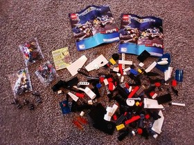 LEGO Space Police 5973 Hyperspeed Pursuit 99% Complete W/ Manuals Unused + Extra