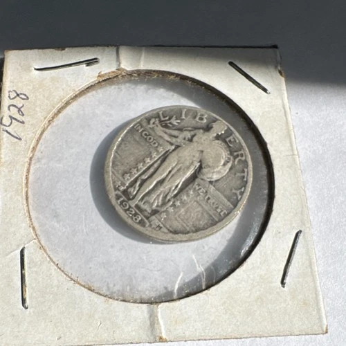 1928 Standing Liberty Quarter Circulated Silver 25C Business Strike