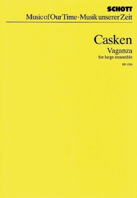 Vaganza Studienpartitur großes Ensemble Casken für großes Ensemble Schott Music Paperb