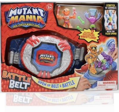 Moose Mutant Mania BATTLE BELT playset with 2 Exclusive Wrestlers ULTRA RARE