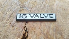 84-94 Saab 900 16 Valve Trunk Emblem Nameplate Oem Metal Lid 87 88 89 90 91 92