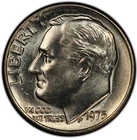 1975 P Mint State Roosevelt Dime 10C