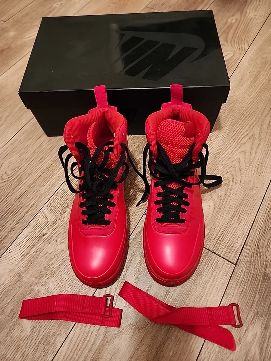 Nike Air Force 1 Foamposite Red 2018 for Sale | Authenticity