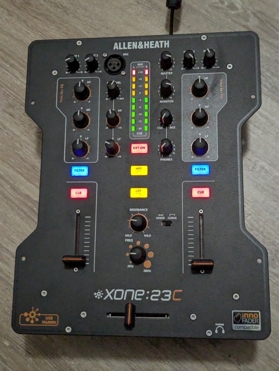 Allen & Heath XONE:23C 2-Channel DJ Mixer Confirmed WorkingFree
