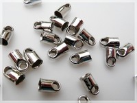 30 Endkappen In Silberfarben Platiniert FüR 3,5 Mm BäNder