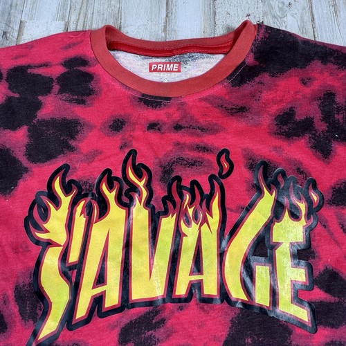 Prime Threads SAVAGE Graphic Savage Streetwear T Shirt Size Youth Small - Picture 2 of 12