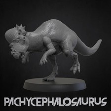 Pachycephalosaurus - Dinosaurs Set 4 - 3D IP Studios - Terrain Wargaming D D DnD