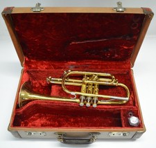 MARTIN IMPERIAL CORNET WITH ORIGINAL CASE AND BACH 7C MOUTHPIECE
