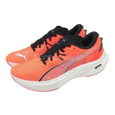 Puma Deviate Nitro 3 Glowing Red Black Men Road Running Jogging Shoes 309707-20