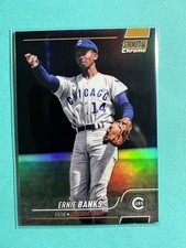 SSP /50 2022 Topps Stadium Club Chrome - Ernie Banks #20 Gold Refractor HOF CUBS