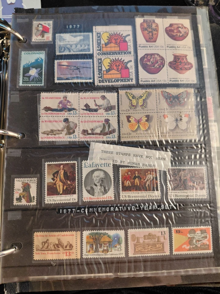 Coleção de selos vintage. Raro! Leia a descrição. Estado perfeito. - Imagem 4 de 4