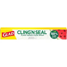 Plant Based Cling Wrap 50% Eco Friendly Food Plastic Film Airtight Seal