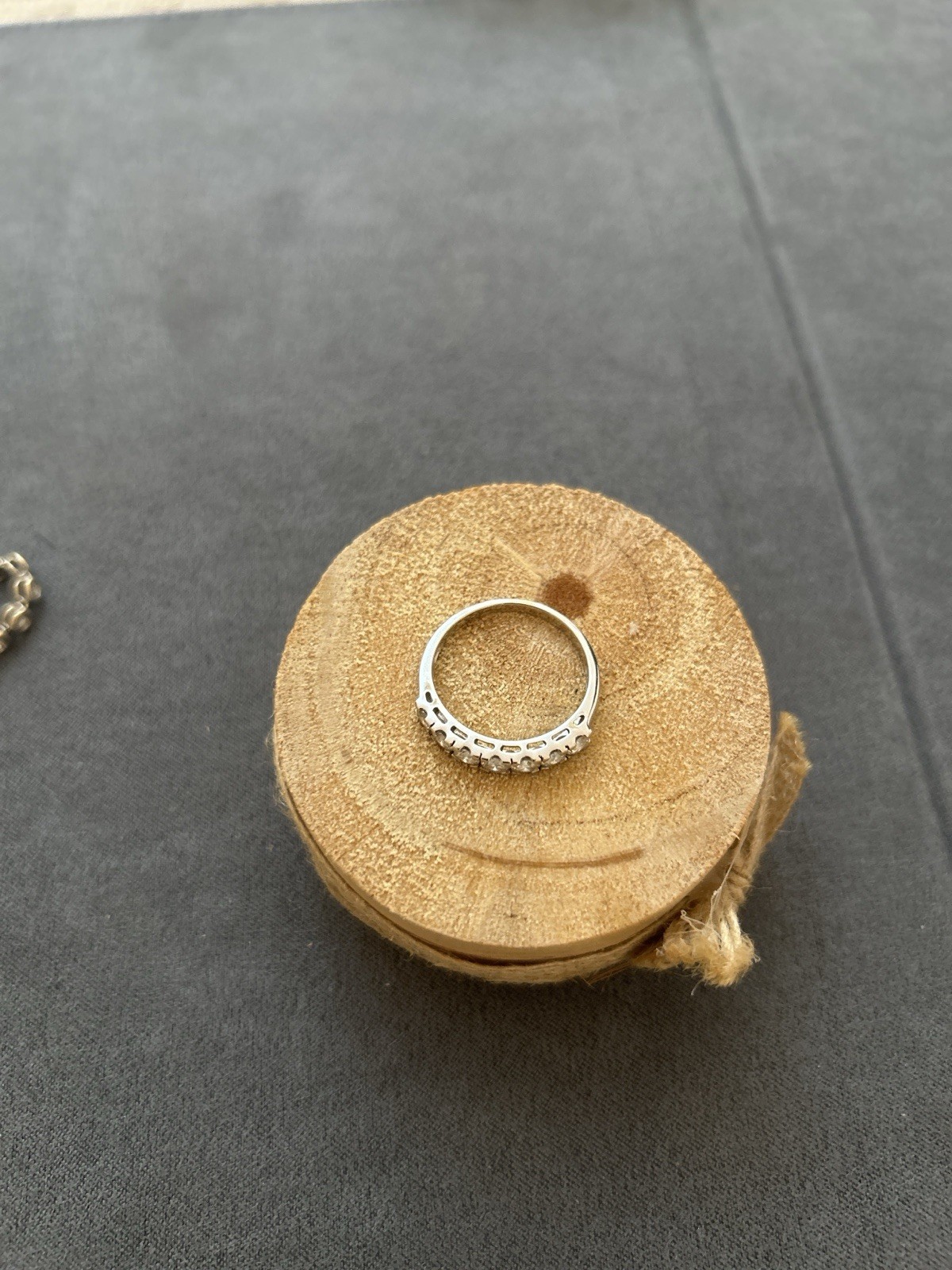 Anillo Oro Blanco Y Brillantes