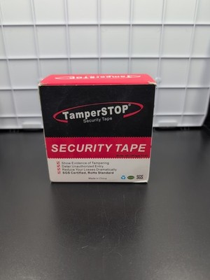 TamperStop Security Tape Sealed Evidence 1'' X 55 Yards